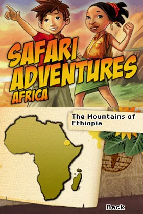 Safari Adventures - Africa (USA) screen shot title